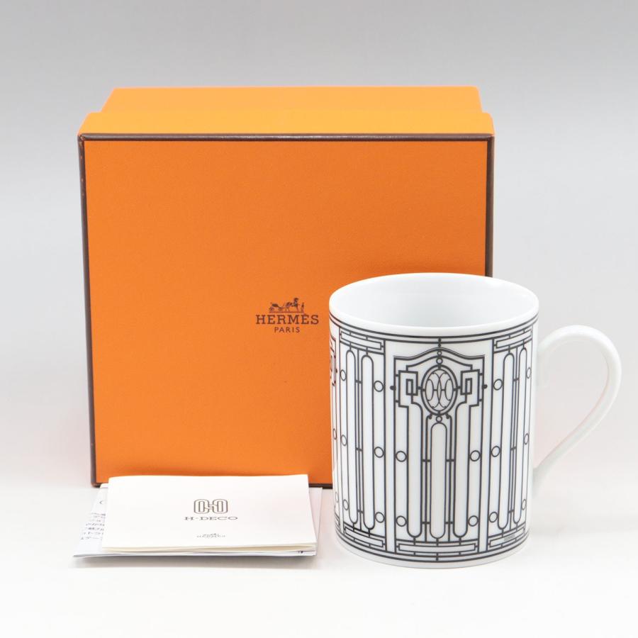 HERMES エルメス Hデコ マグカップ 食器 ポーセリン【I160823213 HERMES エルメス Hデコ マグカップ 食器 ポーセリン【I160823213