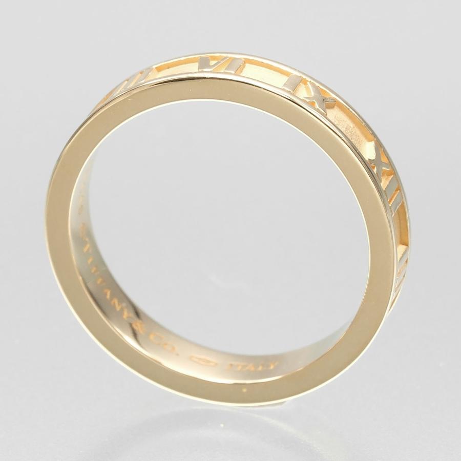 【TIFFANY&Co.】ティファニー アトラス ナロー K18イエローゴールド 17号 約5.87g メンズ リング・指輪 TIFFANY&Co.（ティファニー） アトラス ナロー 17号 リング 指輪 K18YG