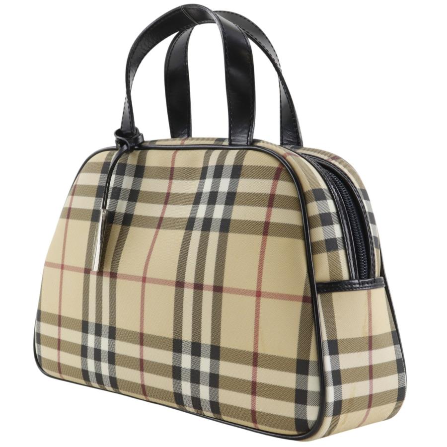 BURBERRY（バーバリー） ノバチェック ハンドバッグ PVC ベージュ 