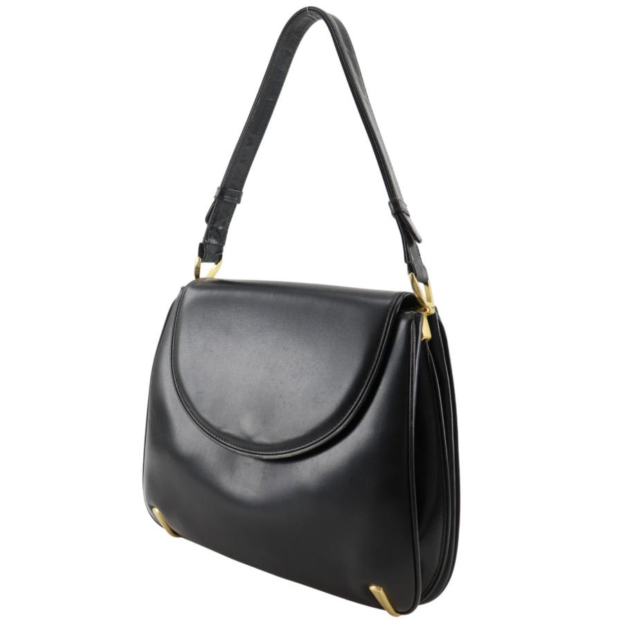 美品✨グッチ ショルダーバッグ ブラック 黒 オールドグッチ