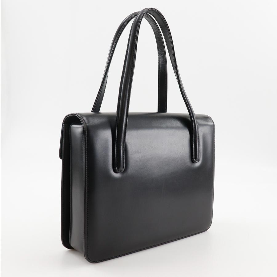 GUCCI（グッチ） オールドグッチ ハンドバッグ カーフ 黒 レディース