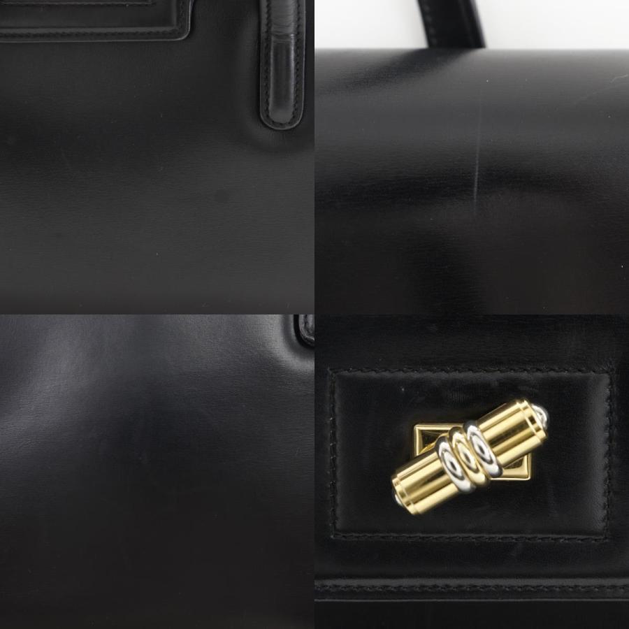 GUCCI オールド グッチ　フェルト カーフ レザー ハンドバッグ GUCCI（グッチ） オールドグッチ ハンドバッグ カーフ 黒 レディース