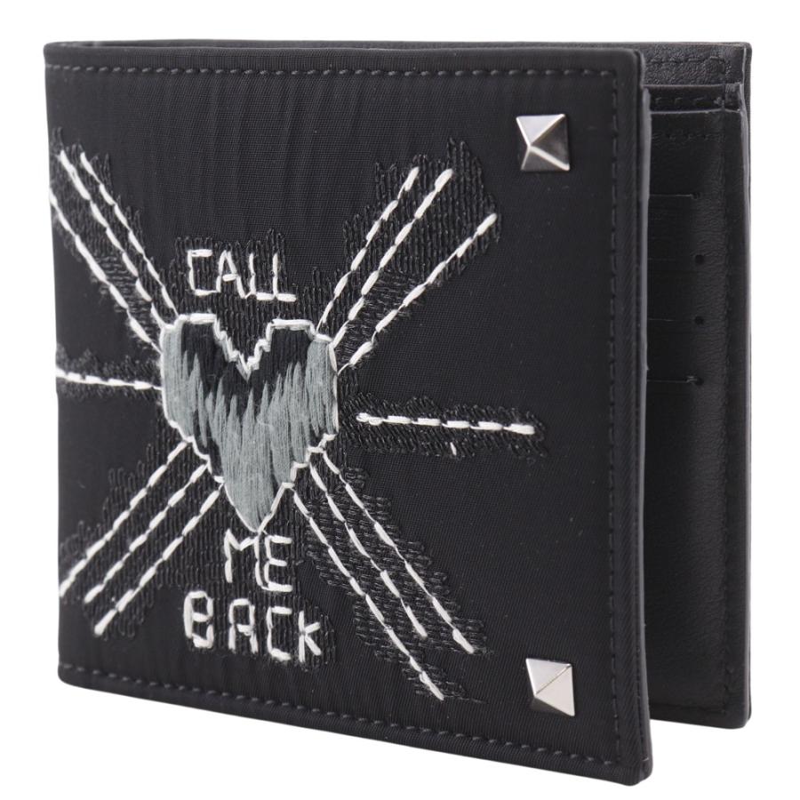 【VALENTINO GARAVANI】ヴァレンチノ ガラヴァーニ CALL ME BACK 二つ折り 7WP00761 ナイロン 黒 メンズ 札入れ VALENTINO GARAVANI（ヴァレンティノ ガラヴァーニ） ヴァレンチノ