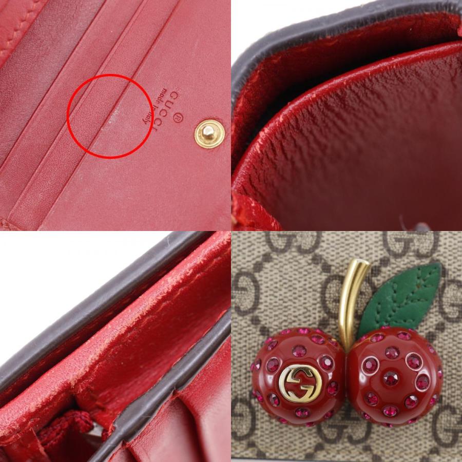 GUCCI（グッチ） チェリー コンパクトウォレット 476050 二つ折り財布