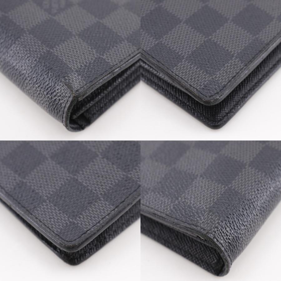 【LOUIS VUITTON】ルイ・ヴィトン ポルトフォイユ・ブラザ N62665 ダミエグラフィットキャンバス 黒 TA2156 メンズ 長財布 LOUIS VUITTON（ルイ・ヴィトン） ポルトフォイユ・ブラザ N62665