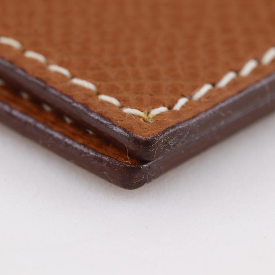 HERMES（エルメス） アジェンダGM □J 手帳カバー ヴォーエプソン 茶