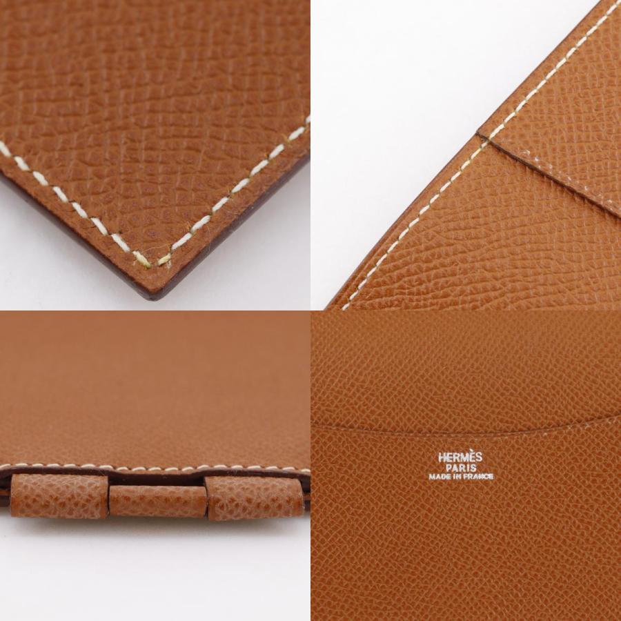 HERMES（エルメス） アジェンダGM □J 手帳カバー ヴォーエプソン 茶