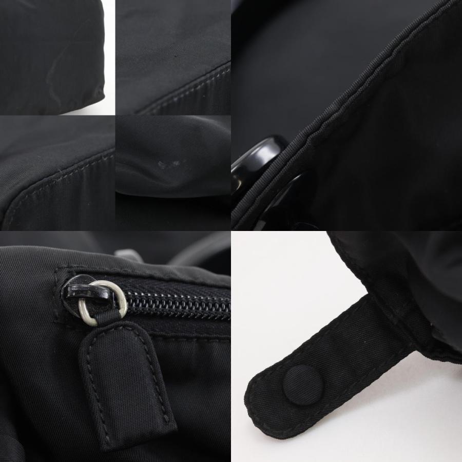 PRADA（プラダ） ハンドバッグ ナイロン×プラスチック 黒 レディース