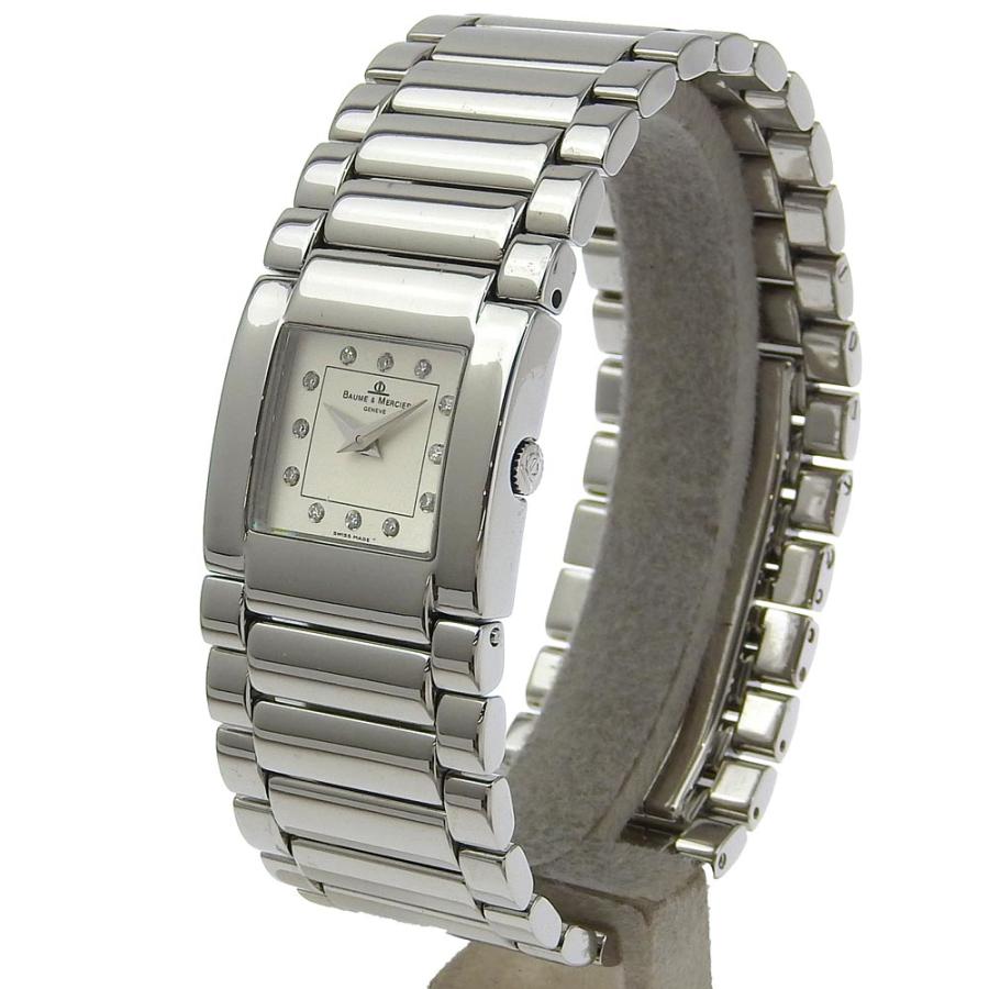 【Baume & Mercier】ボーム＆メルシェ キャットウォーク 12Pダイヤ MV045219 ステンレススチール クオーツ アナログ表示 レディース アイボリー文字盤 腕時計 BAUME&MERCIER（ボーム&メルシエ） Baume & Mercier ボーム＆メルシェ