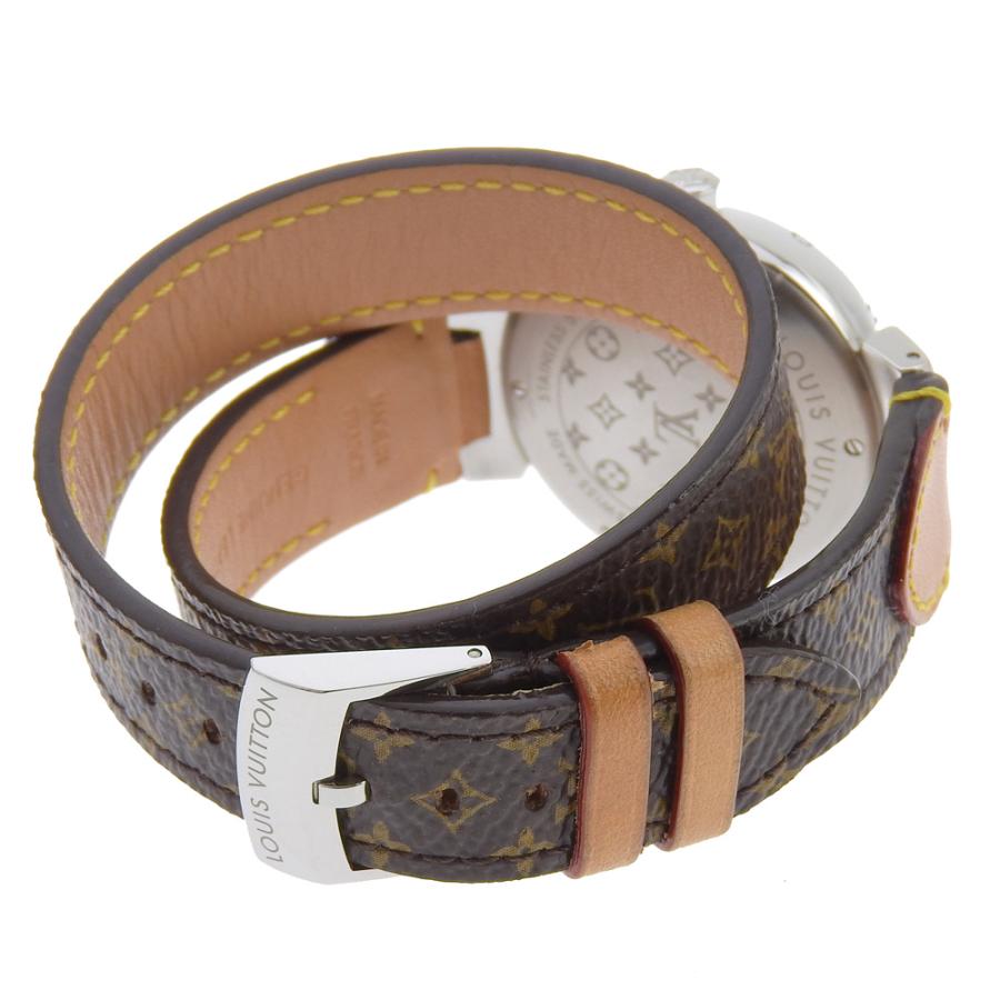 ☆良品 ルイ・ヴィトン タンブール  Q1313 クォーツ レディース 【中古】 LOUIS VUITTON（ルイ・ヴィトン） タンブール Q1313 腕時計 SS