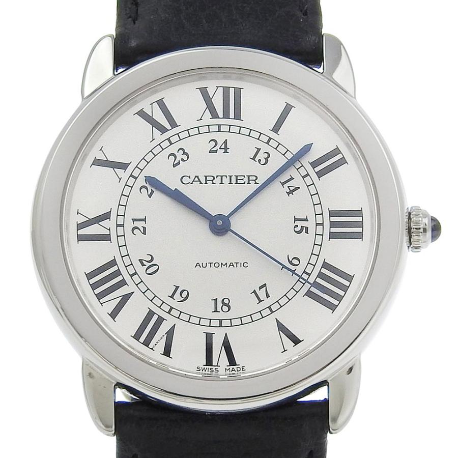 ジ*ダ様 美品 カルティエ ロンドソロ WSRN0021 SS 自動巻 時計 61207055-1_wm.jpg