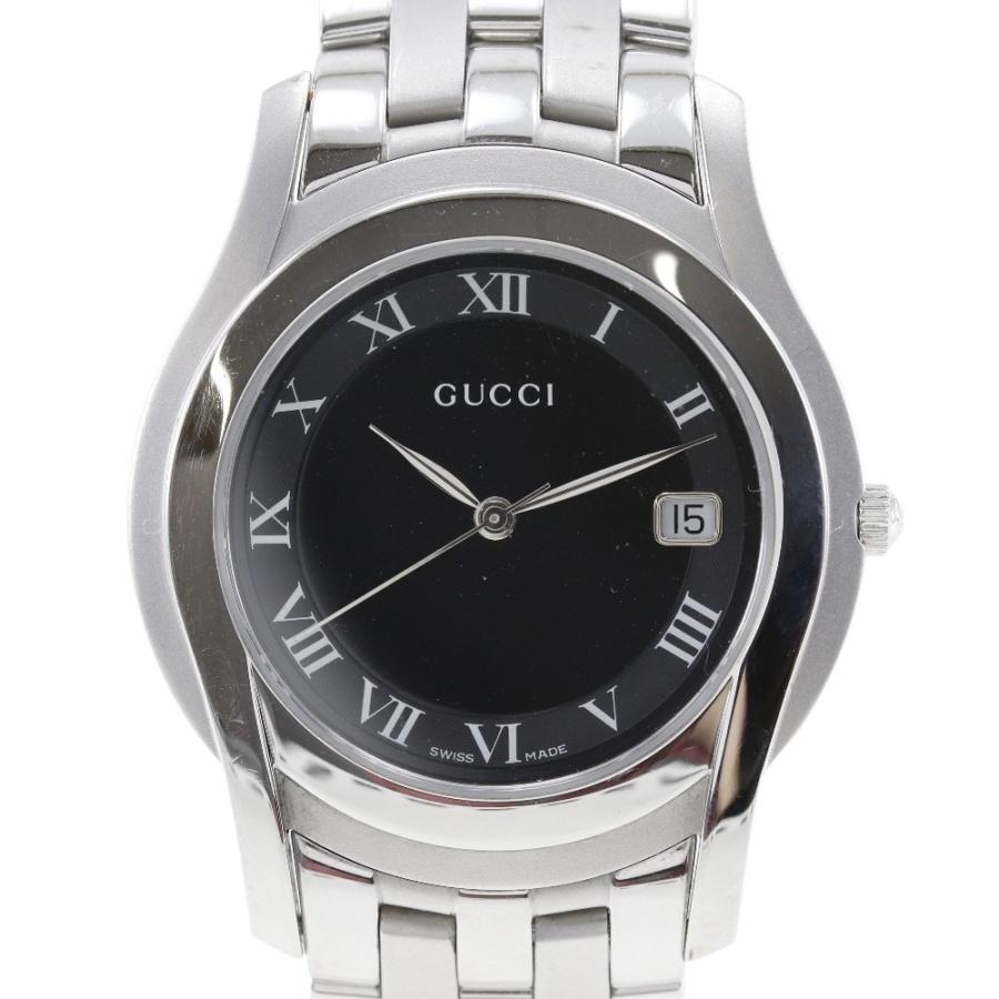GUCCI グッチ Gクラス 5500M 腕時計 SS クオーツ アナログ表示 メンズ 
