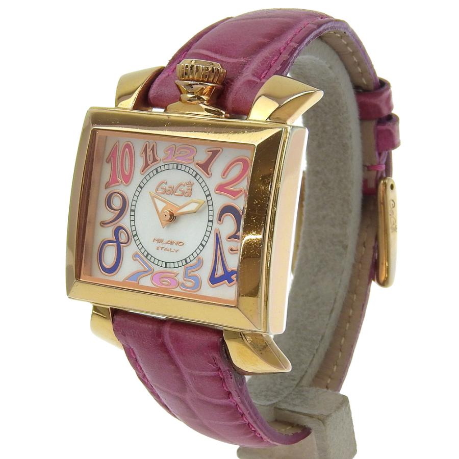 GaGa MILANO Gaga Milano ガガ・ミラノ ナポレオン 腕時計 金メッキ×型