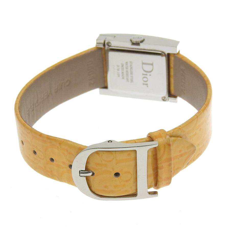 Dior クリスチャンディオール マリス D78.109 腕時計 SS×レザー
