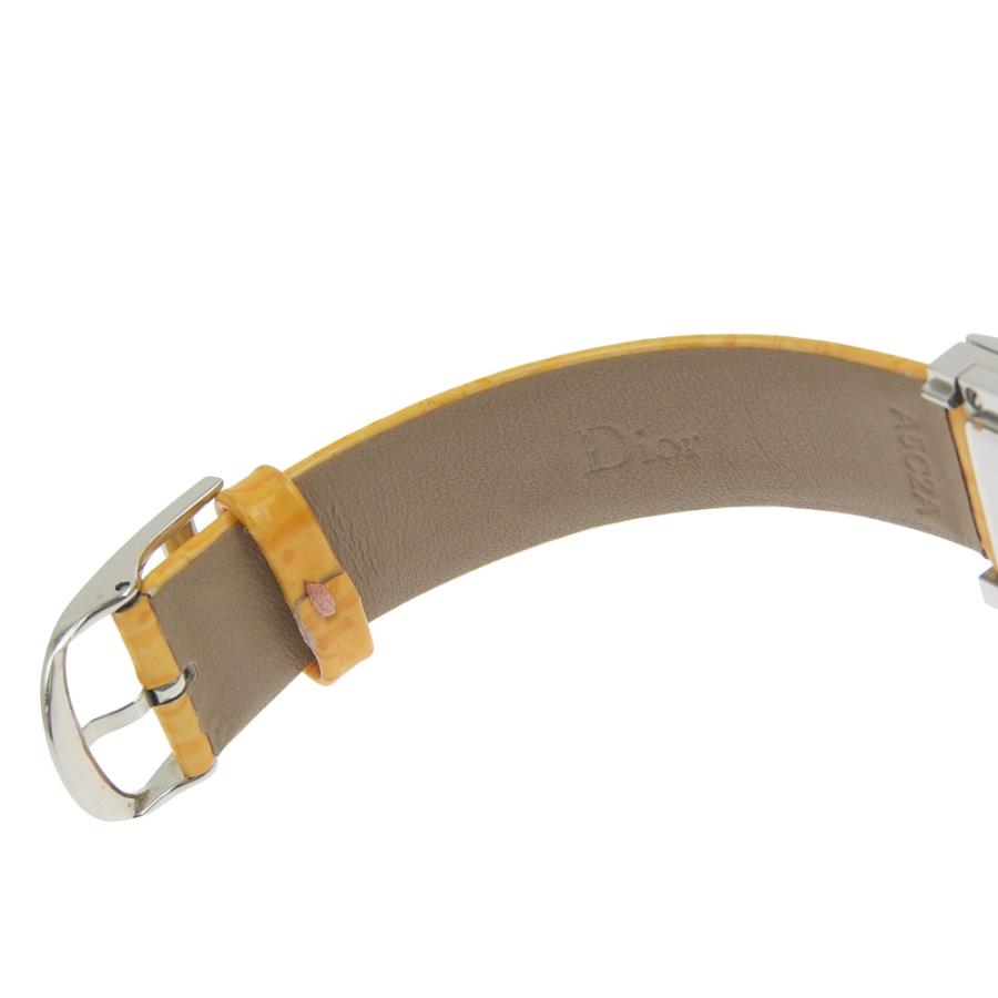 Dior クリスチャンディオール マリス D78.109 腕時計 SS×レザー