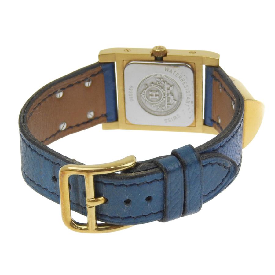 HERMES エルメス メドール 〇Y 腕時計 SS×レザー クオーツ アナログ  