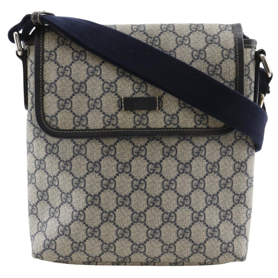 GUCCI（グッチ） 223666 ショルダーバッグ GGスプリームキャンバス 紺