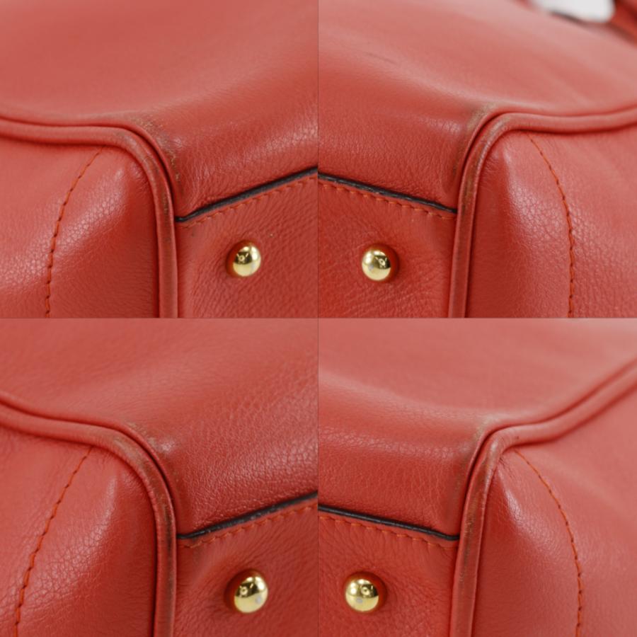 LOEWE（ロエベ） ヘリテージ トートバッグ レザー 赤 レディース