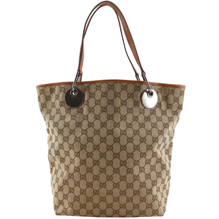 新品✨GUCCI グッチ　GGキャンバス　トートバッグ　ベージュ　120836 GUCCI（グッチ） 120836 トートバッグ GGキャンバス ベージュ