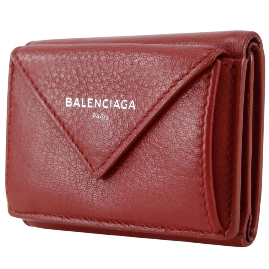 BALENCIAGA（バレンシアガ） ペーパーミニウォレット 三つ折り財布