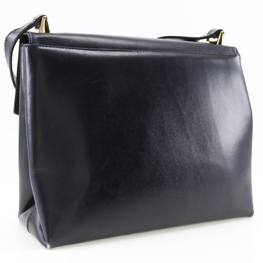 サルヴァトーレフェラガモ Salvatore Ferragamo ガンチーニ ショルダーバッグ バッグ キャンバス レザー レディース ブラック系 【中古】 サルヴァトーレフェラガモ Salvatore Ferragamo ホーボーバッグ