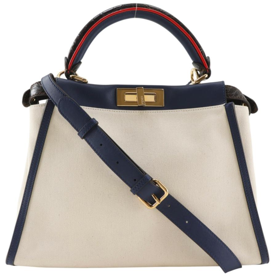 FENDI（フェンディ） ピーカブー 2WAYショルダー 8BN290 ハンドバッグ 