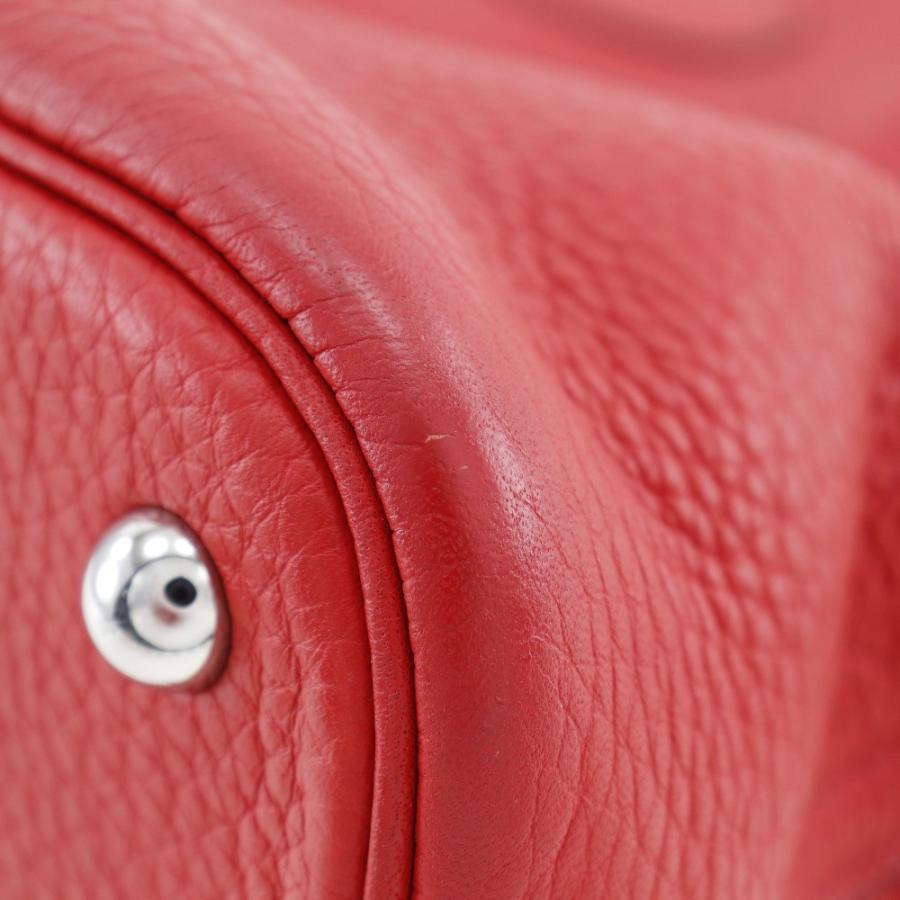 【中古】 HERMES エルメス ボリード31 トリヨンクレマンス ルージュカザック 赤 レッド Q□刻印 2013年 SV金具 レザー トリヨン ユニセックス 2WAY ショルダーバッグ ハンドバッグ 【ブランドギャラリー東心斎橋店】 中古】 HERMES エルメス ボリード31 トリヨンクレマンス ルージュ