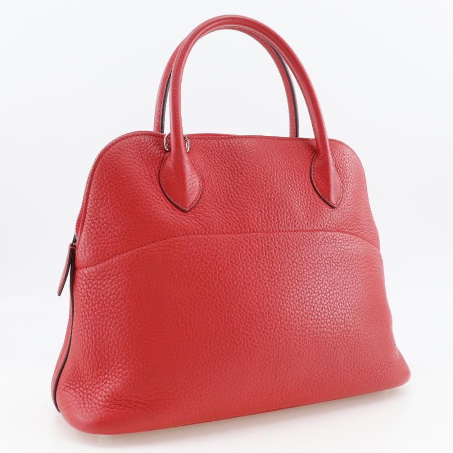 【中古】 HERMES エルメス ボリード31 トリヨンクレマンス ルージュカザック 赤 レッド Q□刻印 2013年 SV金具 レザー トリヨン ユニセックス 2WAY ショルダーバッグ ハンドバッグ 【ブランドギャラリー東心斎橋店】 HERMES（エルメス） ボリード31 ショルダーバッグ トリヨンクレマンス