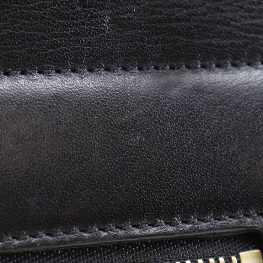 CELINE（セリーヌ） トラペーズ ハンドバッグ フェルト×カーフ 黒 