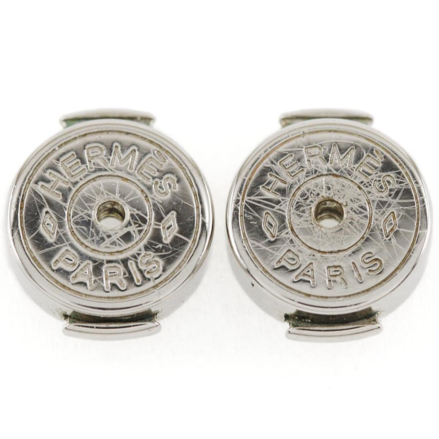 HERMES（エルメス） ダルヴァ バイカラー ピアス バッファローホーン 