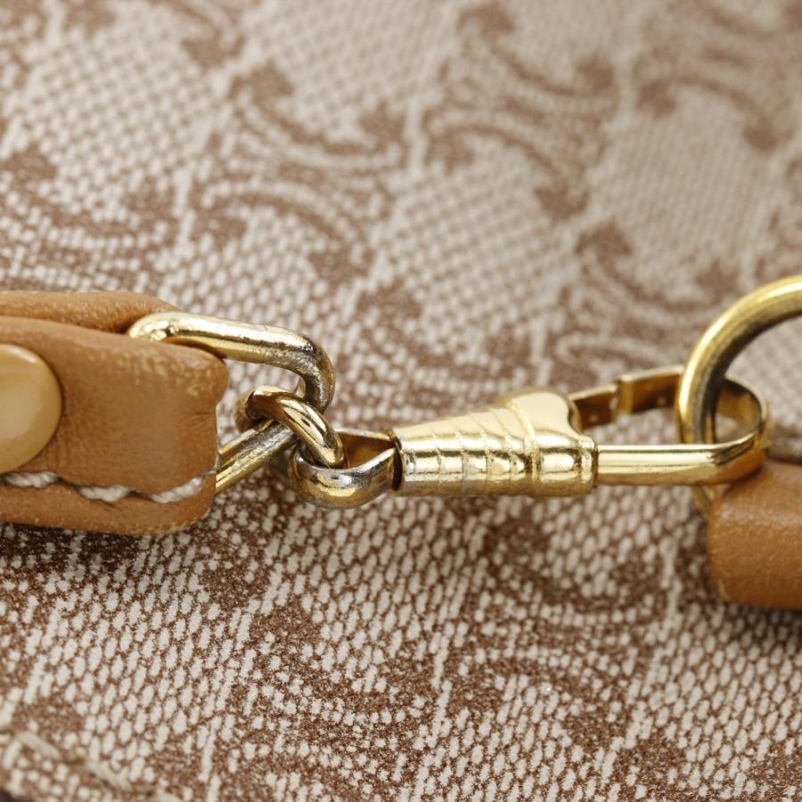 【CELINE】セリーヌ オールドセリーヌ マカダム 2WAYクラッチ PVC×レザー ベージュ レディース ショルダーバッグ CELINE（セリーヌ） オールドセリーヌ マカダム 2WAYクラッチ
