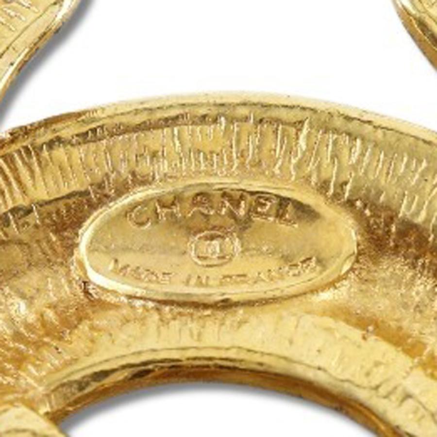 CHANEL シャネル　ブローチ　ゴールド　マトラッセ　ヴィンテージ　ココマーク CHANEL（シャネル） ココマーク マトラッセ ヴィンテージ ブローチ