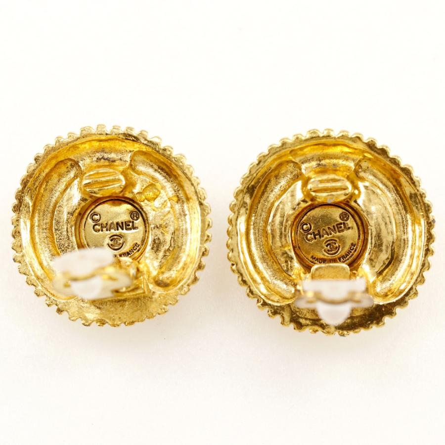 CHANEL シャネル ヴィンテージ イヤリング 金メッキ×フェイクパール 約29.8g レディース【I171624151】中古_3
