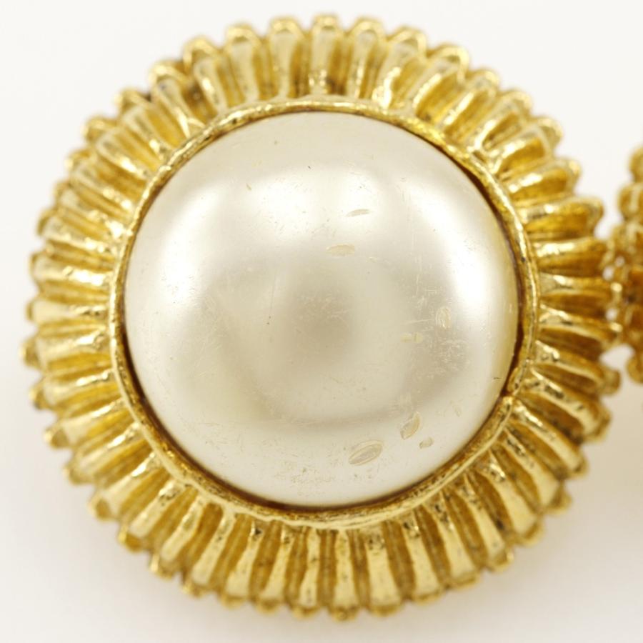 CHANEL シャネル ヴィンテージ イヤリング 金メッキ×フェイクパール 約29.8g レディース【I171624151】中古_5