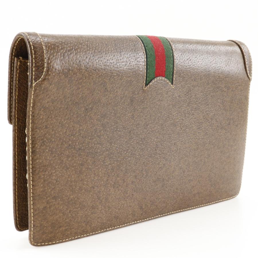 GUCCI グッチ オールドグッチ シェリーライン 2WAYクラッチ ショルダー  