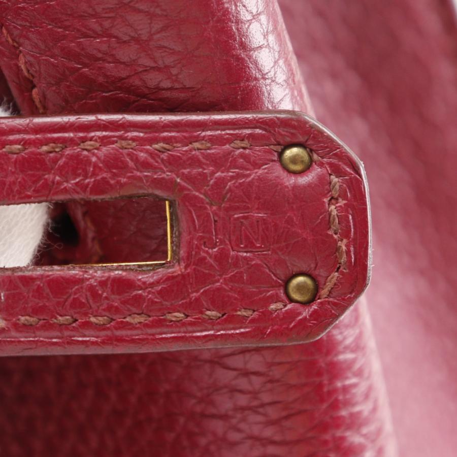 HERMES エルメス ソーケリー26 □N ショルダーバッグ トゴ ルージュ 赤 