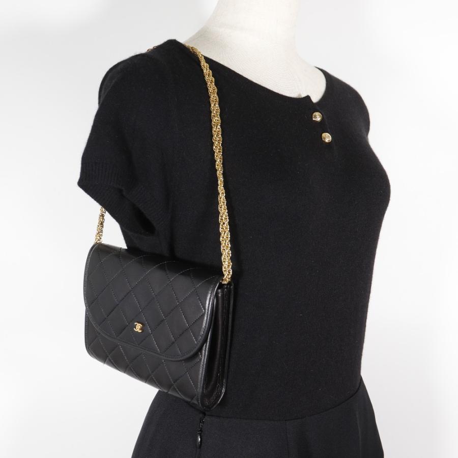 【CHANEL】シャネル マトラッセミニ チェーンショルダー C00060 ラムスキン 黒 レディース ショルダーバッグ CHANEL（シャネル） マトラッセミニ チェーンショルダー C00060