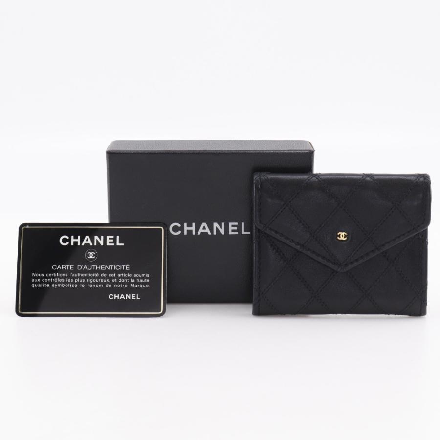 CHANEL ケース 小銭入れ ビコローレ ココマーク 黒 レザー CHANEL（シャネル） ビコローレ ココマーク コインケース カーフ 黒