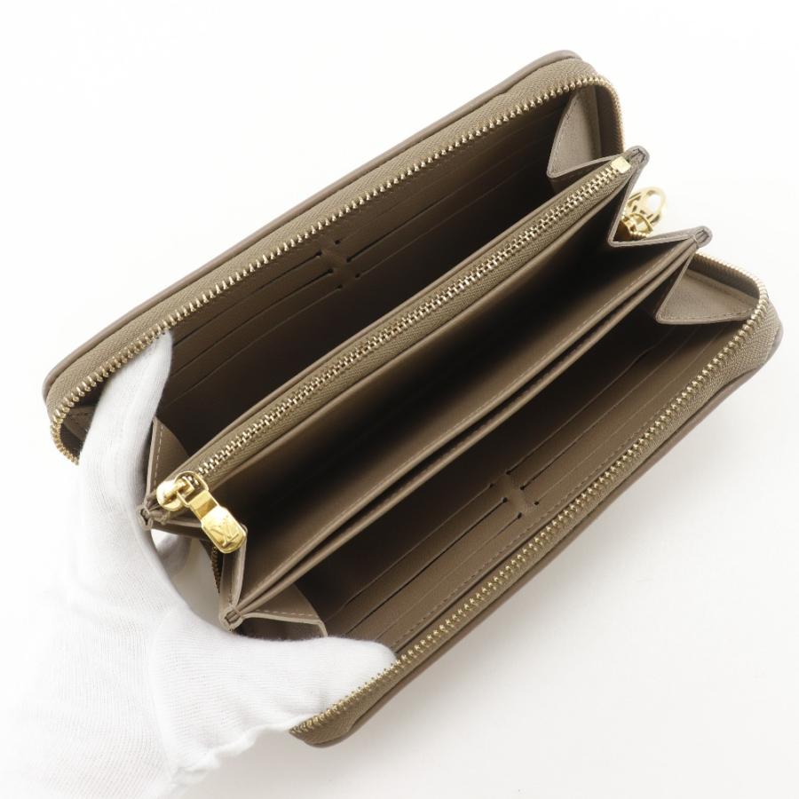 【LOUIS VUITTON】ルイ・ヴィトン ジッピーウォレット モノグラムクッサン M81511 ラムスキン トープ ベージュ レディース 長財布 LOUIS VUITTON（ルイ・ヴィトン） ジッピーウォレット モノグラム