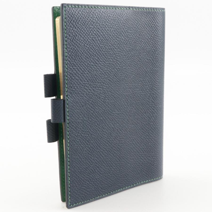 HERMES エルメス アジェンダGM バイカラー □B 手帳カバー