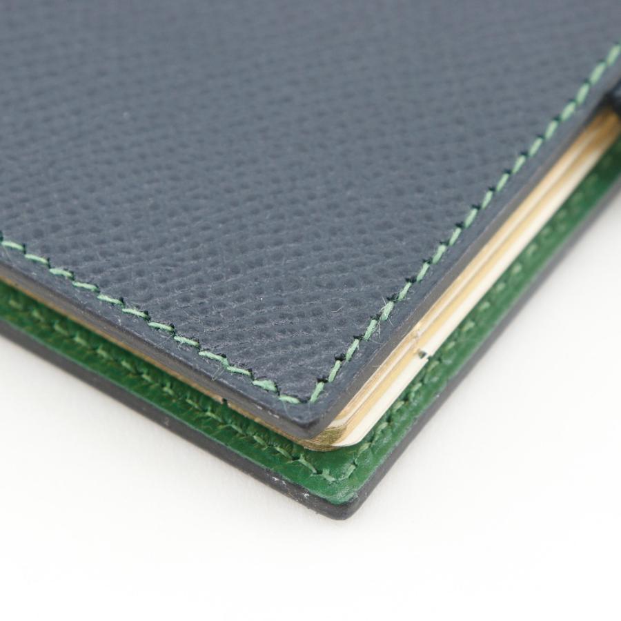 HERMES エルメス アジェンダGM バイカラー □B 手帳カバー