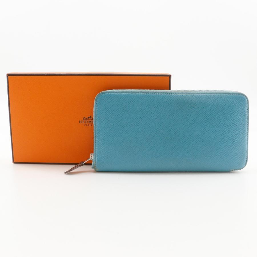 HERMES エルメス アザップシルクイン ロング U 長財布 ヴォーエプソン  