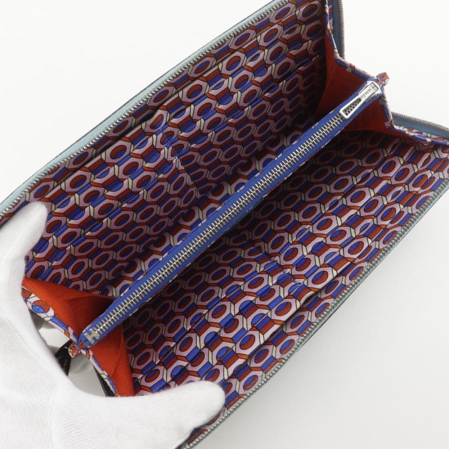 HERMES エルメス アザップシルクイン ロング U 長財布 ヴォーエプソン  