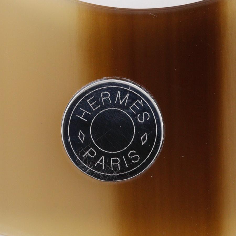 HERMES（エルメス） イスム ネックレス バッファローホーン 茶 約28g
