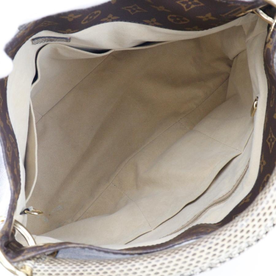 【LOUIS VUITTON】ルイ・ヴィトン アーツィーMM モノグラムキャンバス×パイソン 茶 CA4106 レディース ショルダーバッグ LOUIS VUITTON（ルイ・ヴィトン） アーツィーMM CA4106 ショルダー