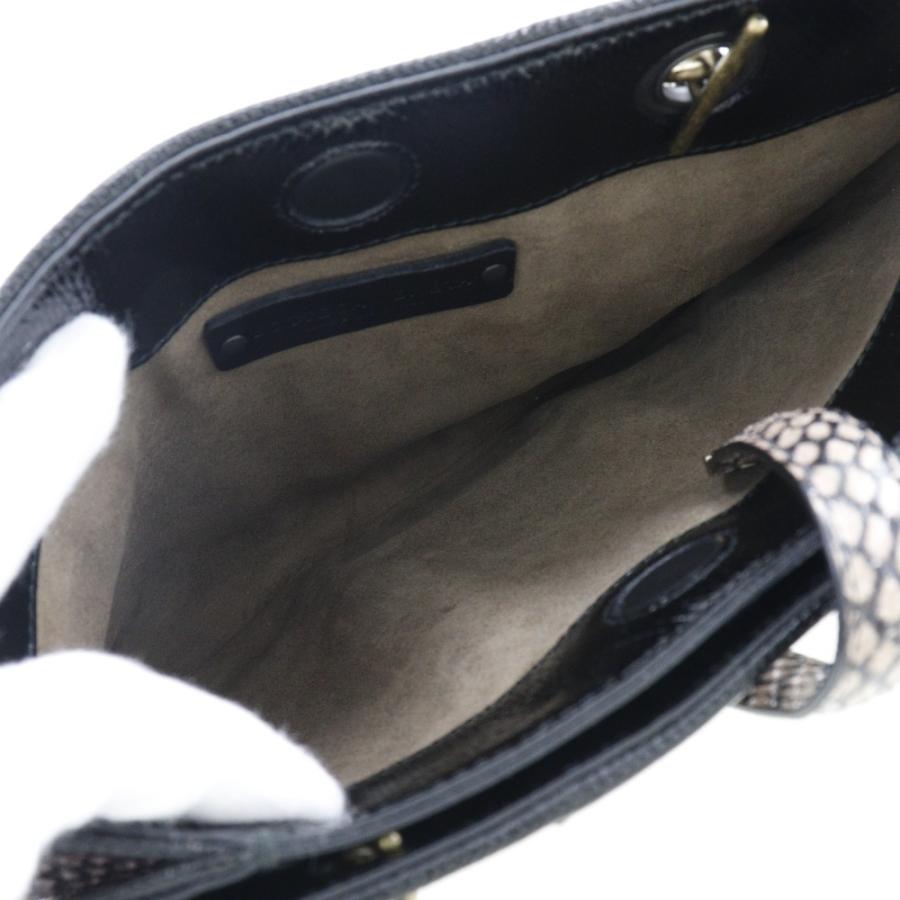 BOTTEGA VENETA（ボッテガ・ヴェネタ） ハンドバッグ パイソン 茶