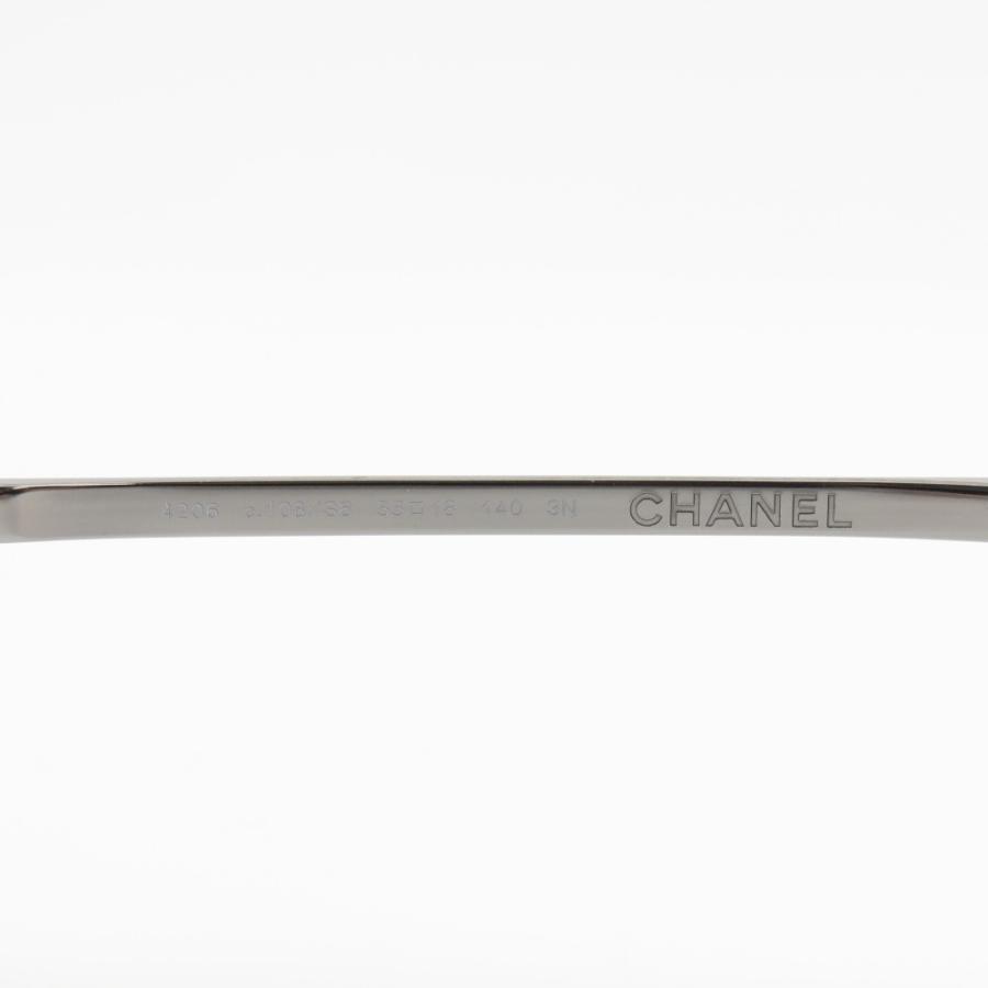 CHANEL シャネル 4206 サングラス プラスチック シルバー/青 CHANEL シャネル 4206 サングラス プラスチック シルバー/青