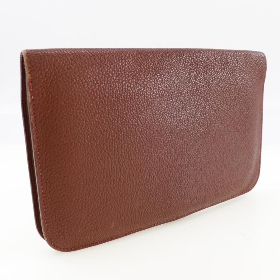 美品！エルメス　トリヨンクレマンス　ドゴンGM  ボルドー　長財布 HERMES（エルメス） ドゴンGM □D 長財布 トリヨンクレマンス ボルドー