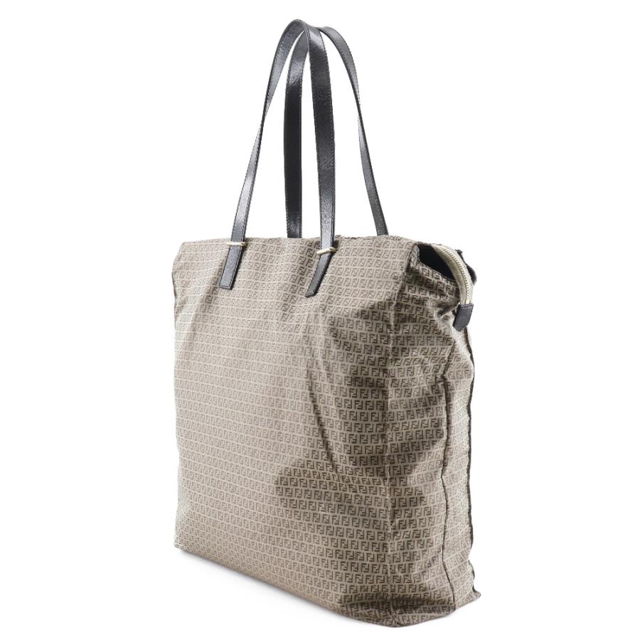 FENDI フェンディ　ズッキーニ　総柄　キャンバス　パイソン　トートバッグ FENDI フェンディ ズッキーニ 総柄 キャンバス パイソン トート