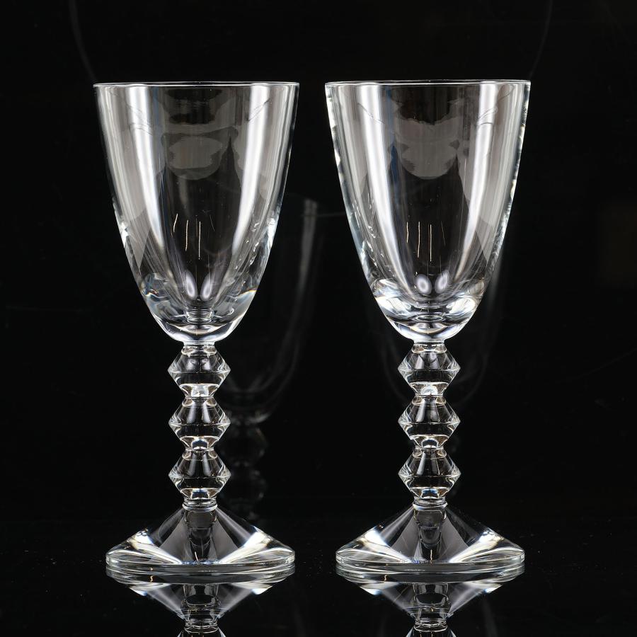 Baccarat - バカラ ベガ ワイングラス　2客 バカラ Baccarat ベガ ワイングラス 2客 食器【I172725003】中古